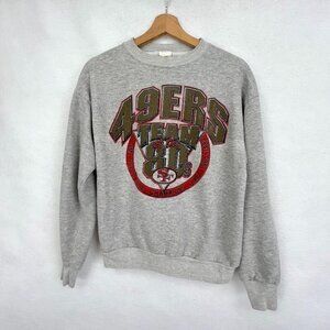 San Francisco 49ers Sweatshirt Team of The 80s Vintage Crewneck Football Fan L